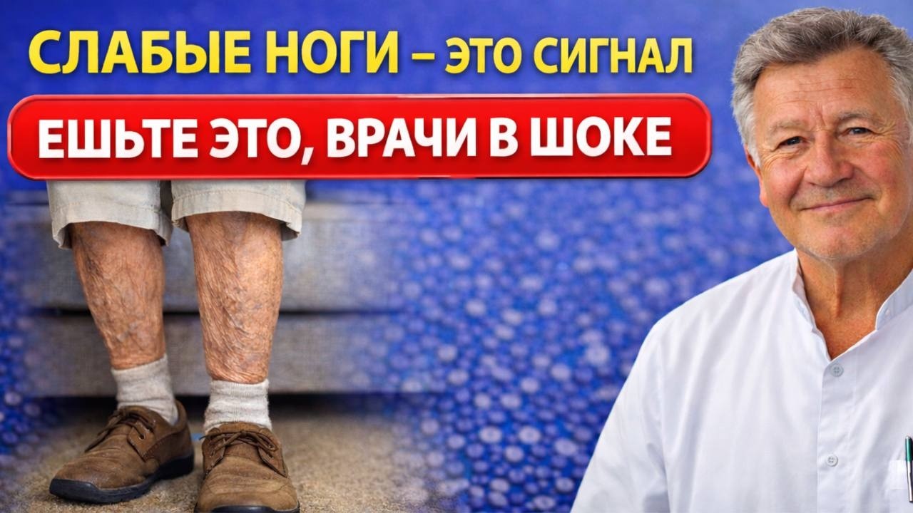 После 60 лет ваши ноги снова будут сильными — 3 суперпродукта, которые реально работают