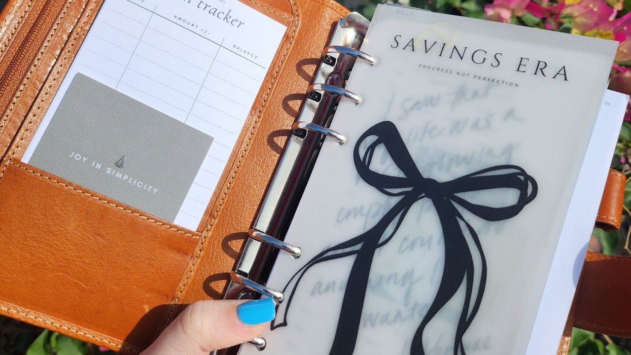 Jasmine's Wallet Unboxing | A6 Personal Budget Binder and A7 Budget Wallet Set Up 