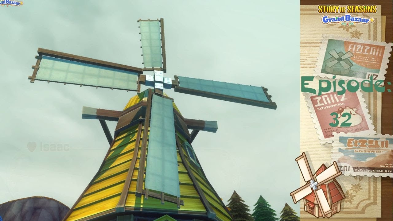 Давайте сыграем в Story of Seasons: Grand Bazaar! Эпизод 32 - Ветряные мельницы и осень 1
