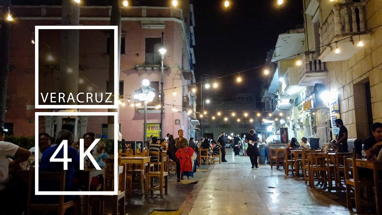 Walking in Veracruz Down Town - Veracruz - Mexico [4K]