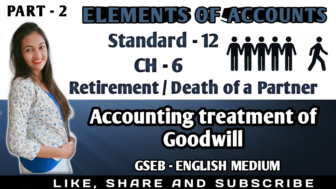 #Retirement/death_of_a_partner | Accounting treatment of Goodwill | Death of partner | Gseb