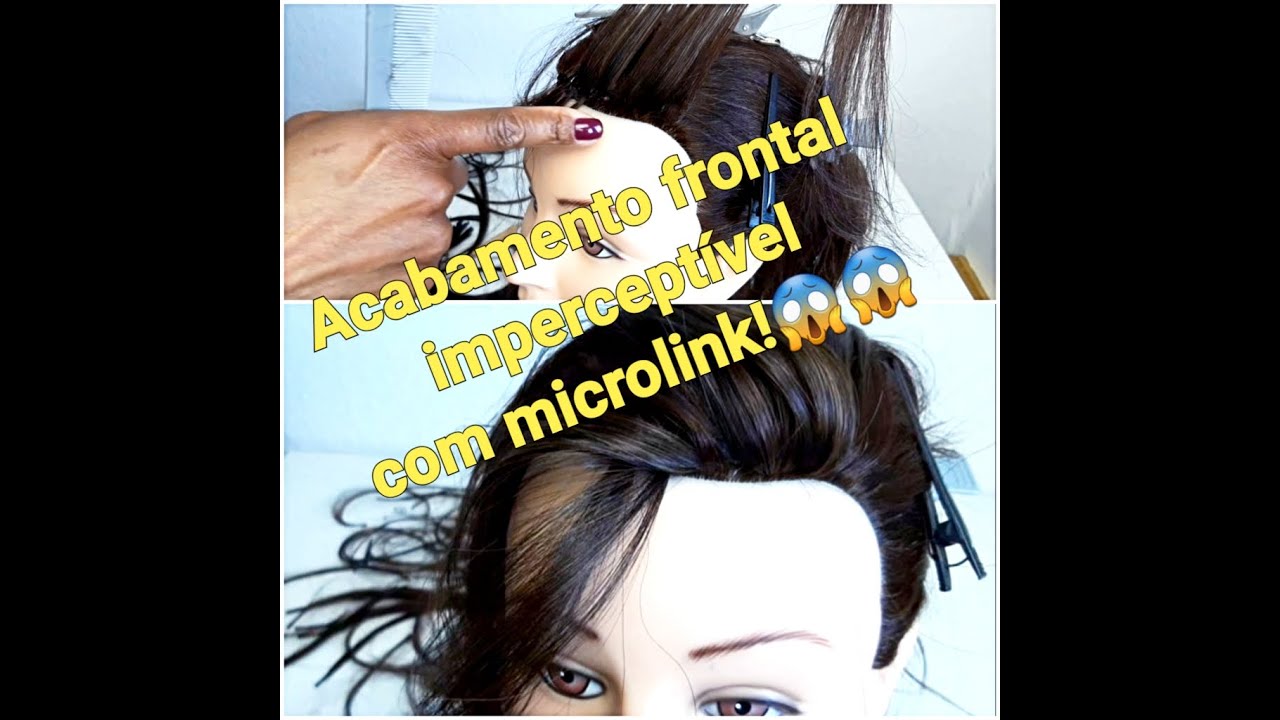 COMO FAZER ACABAMENTO FRONTAL PERFEITO NO MEGA HAIR C MICROLINK | LI CARDOSO