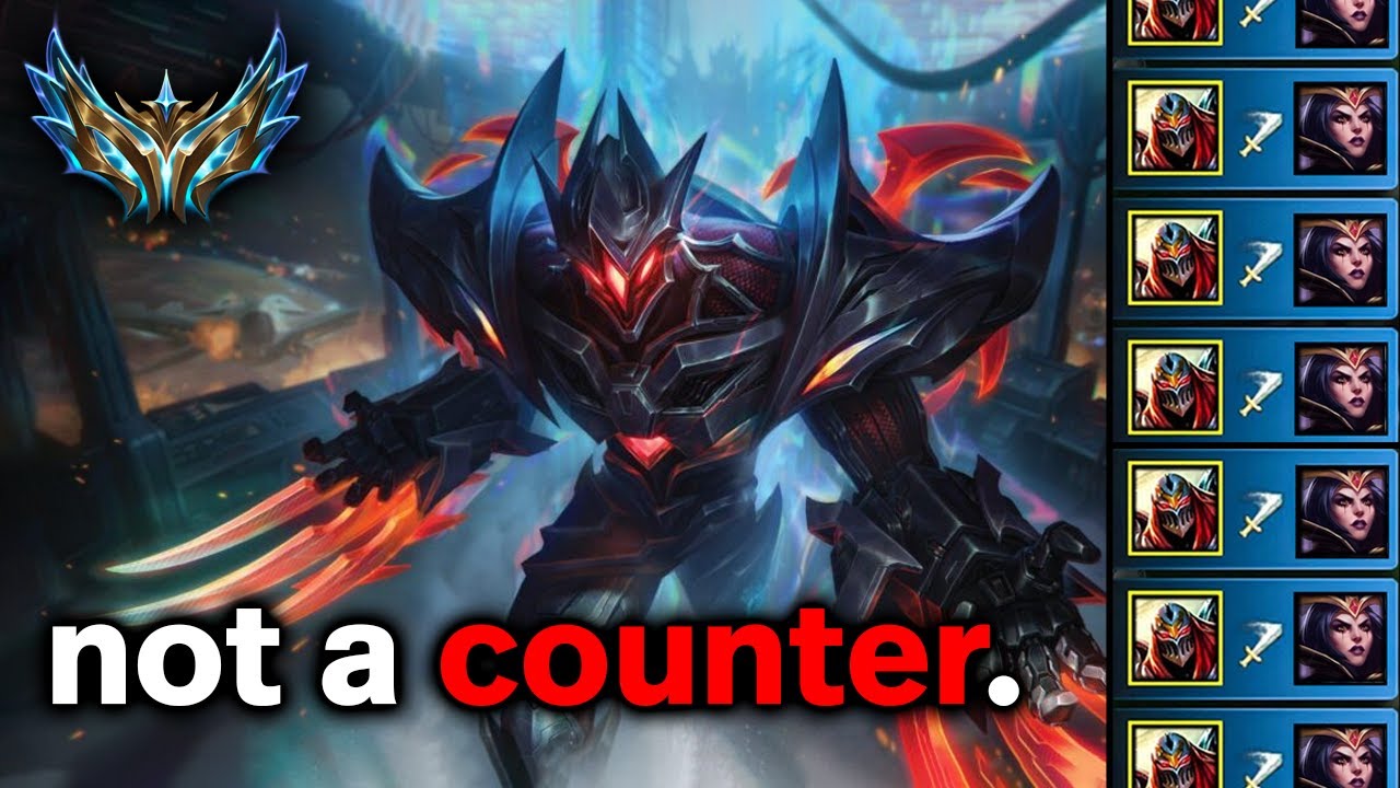 Rank 1 Zed Wont Be Stopped By Counterpicks.
