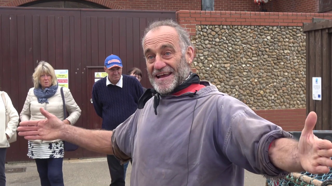 Skipper Jim Lingwood at Sheringham Crab & Lobster Festival 2019