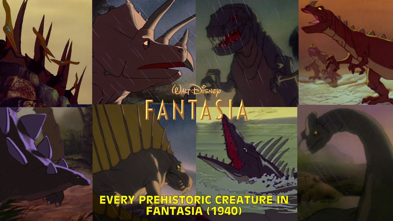 Every Prehistoric Creature In Fantasia (1940)