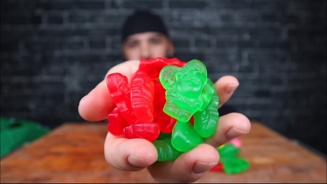(ASMR) EATING GUMMY CANDIES & GUM CHEWING RAMBLE