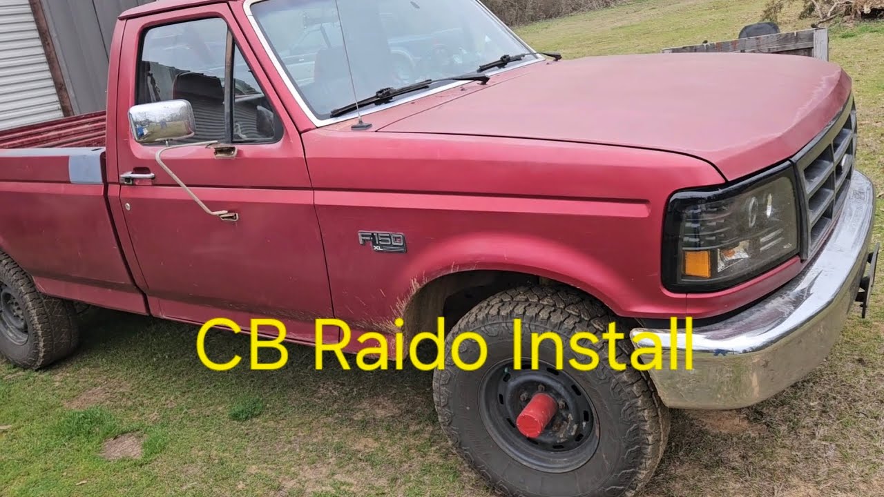 1994 Ford F-150: CB Radio Install