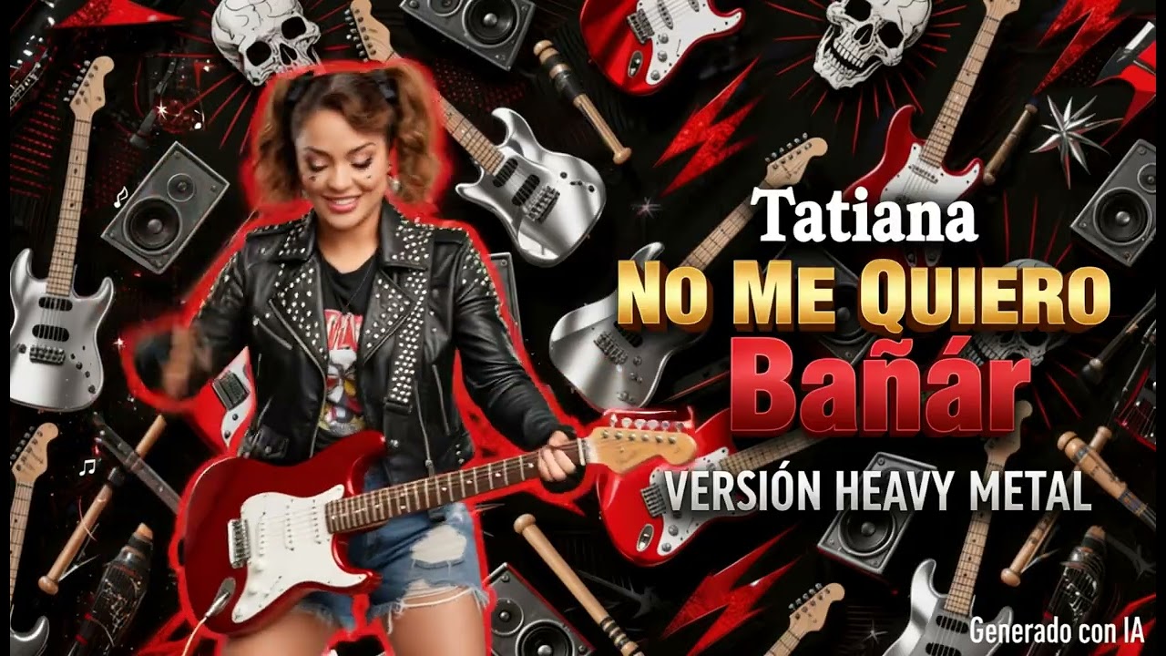 Tatiana – No Me Quiero Bañar | Cover IA Heavy Metal 2010s divertido y explosivo