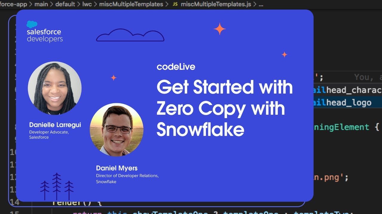 codeLive: Get Started with Zero Copy with Snowflake