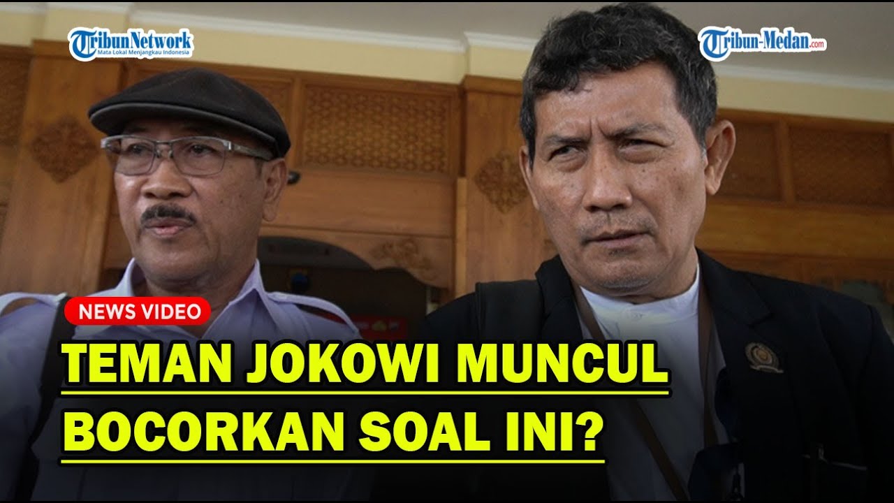 DUA TEMAN SMA JOKOWI Muncul Jadi Saksi Kasus Ijazah Palsu, Bocorkan Soal Ini❓