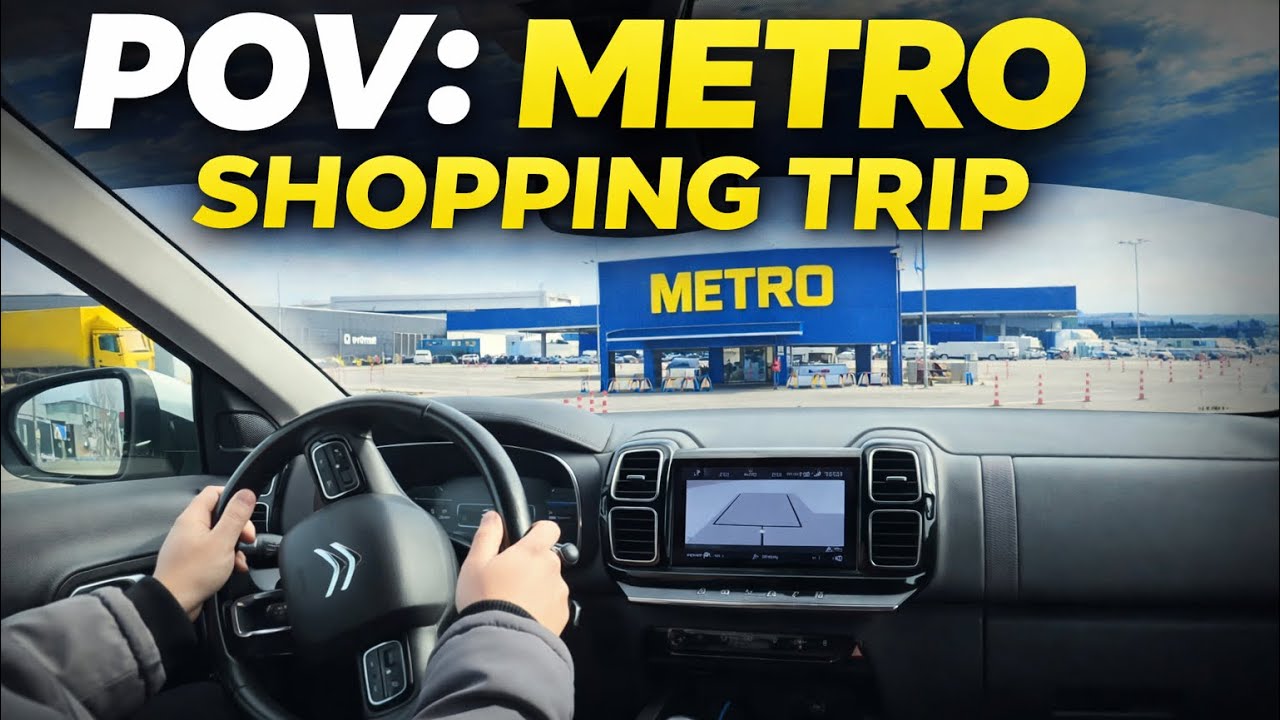 POV Driving to METRO in Eastern Europe 🇪🇺 | Citroën C5 Aircross 1.5 HDi