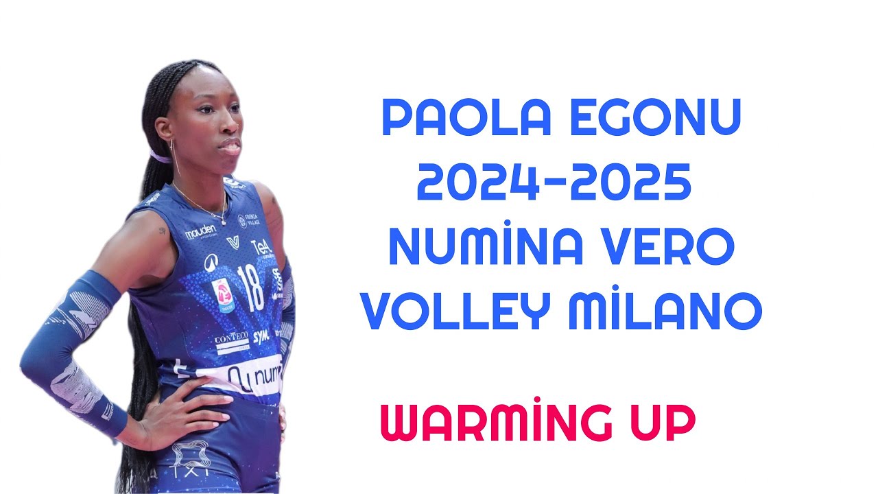 Paola Egonu - 2024-2025 Numina Vero Volley Milano #volleyball #paolaegonu