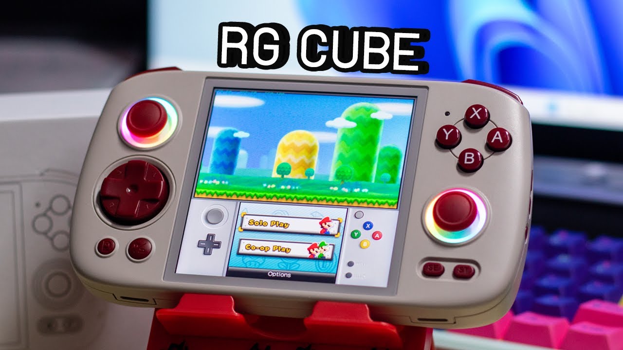 Обзор Anbernic RG Cube, милой, но мощной игровой консоли!!! [JBOsXTech]