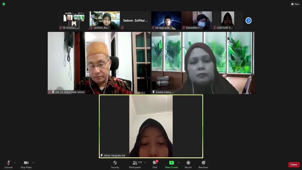 Tahlil dan Doa bersama FK UNISMA Untuk semua civitas unisma yg sudah tiada.