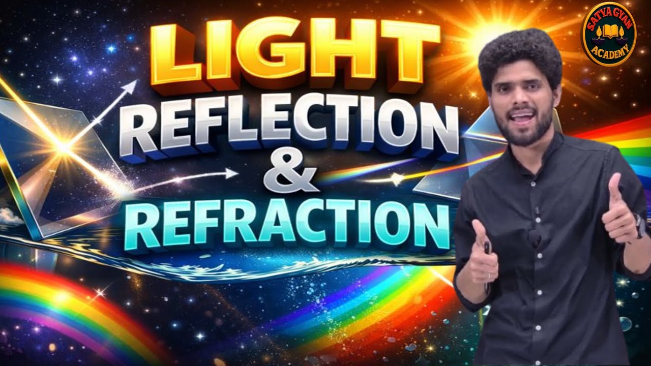 Light Reflection and Refraction Class 10 Full Chapter | Class 10 Science in Animation  Chapter 10