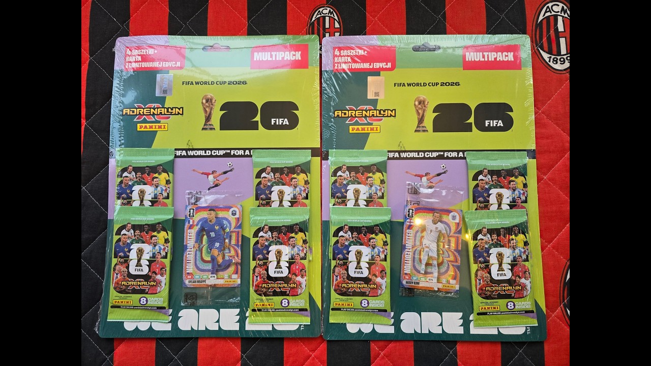 HIT! PANINI FIFA WORLD CUP 2026 -OTWIERAM DWA MULTIPACKI - POJEDYNEK FRANCJA vs ANGLIA - KTO WYGRAŁ?