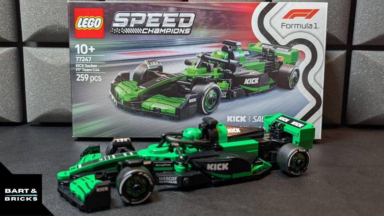 KICK Sauber F1 Team C44  - LEGO Speed Champions - ASMR SPEED BUILD - 77247