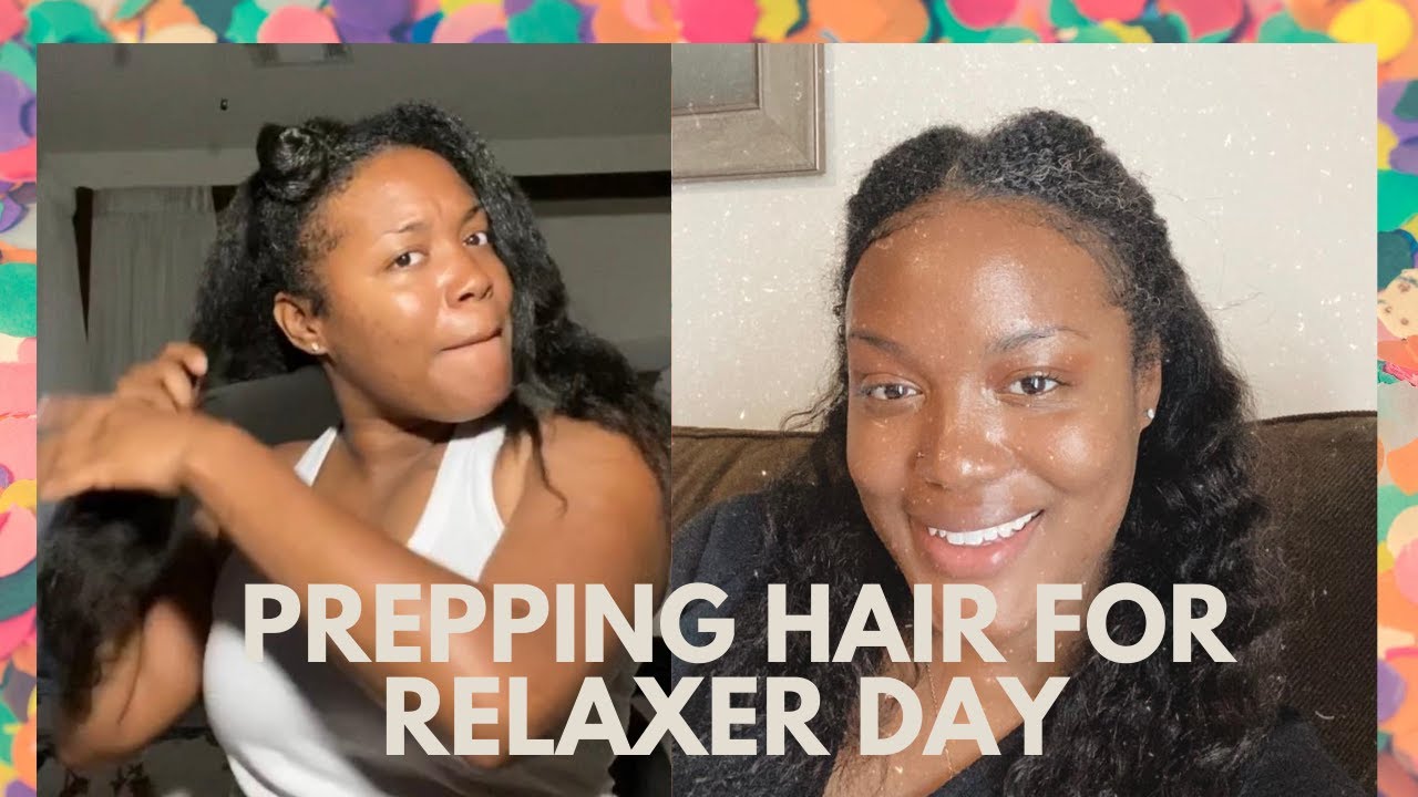 HOW TO| How I prep my hair for RELAXER DAY after 6 MONTHS|| LaceeAnne