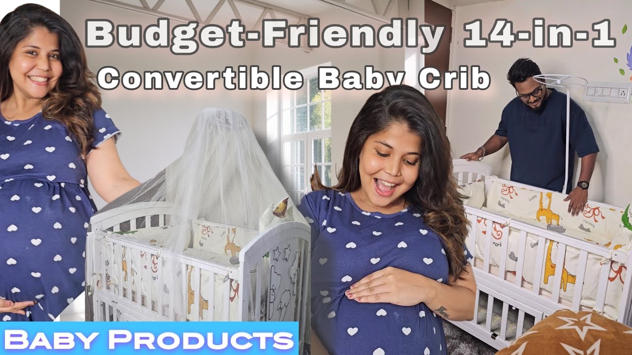 Baby Cradle & Baby Cot Wooden || 14 in 1 Convertable Crib @ Affordable Price 