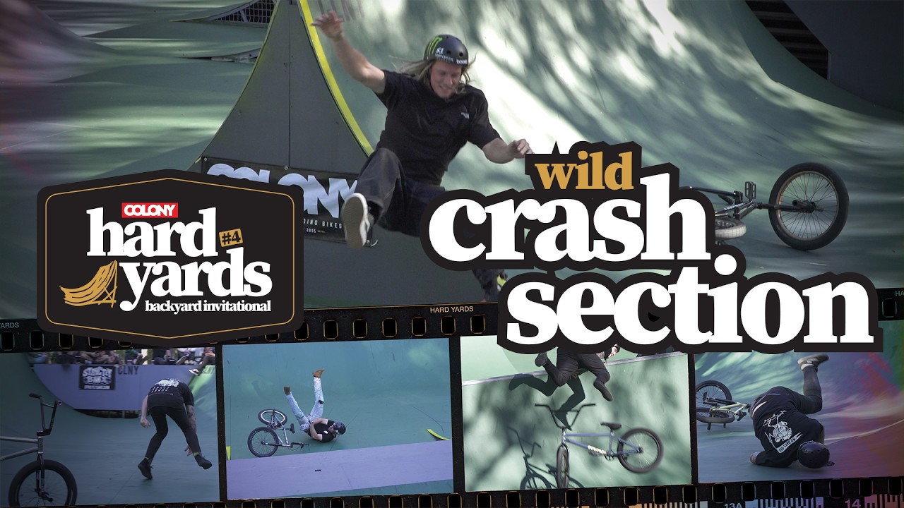 Hard Yards 4 - Backyard Invitational - Crashes - Colony BMX