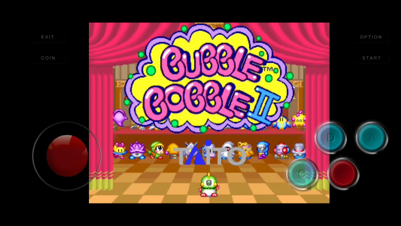 Playing BUBBLE BOBBLE 2
