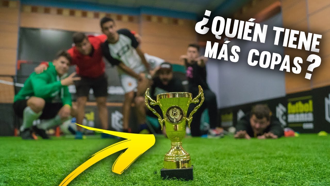 &iquest;QUI&Eacute;N TIENE M&Aacute;S COPAS? &iexcl;Retos de F&uacute;tbol! [Crazy Crew]