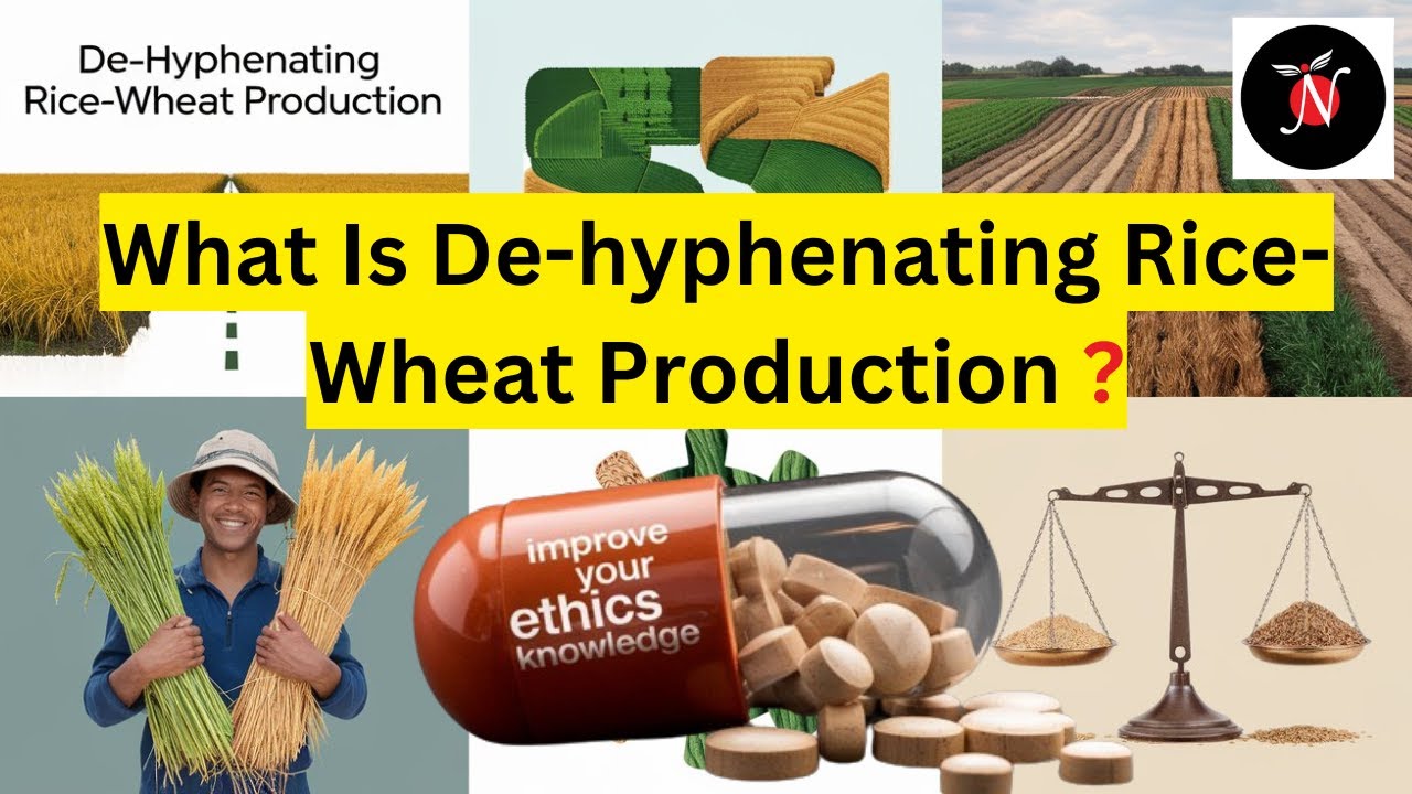 De-hyphenating Rice-Wheat Production |  Ethics Capsules  | Live Current Affairs | ANALYST IAS