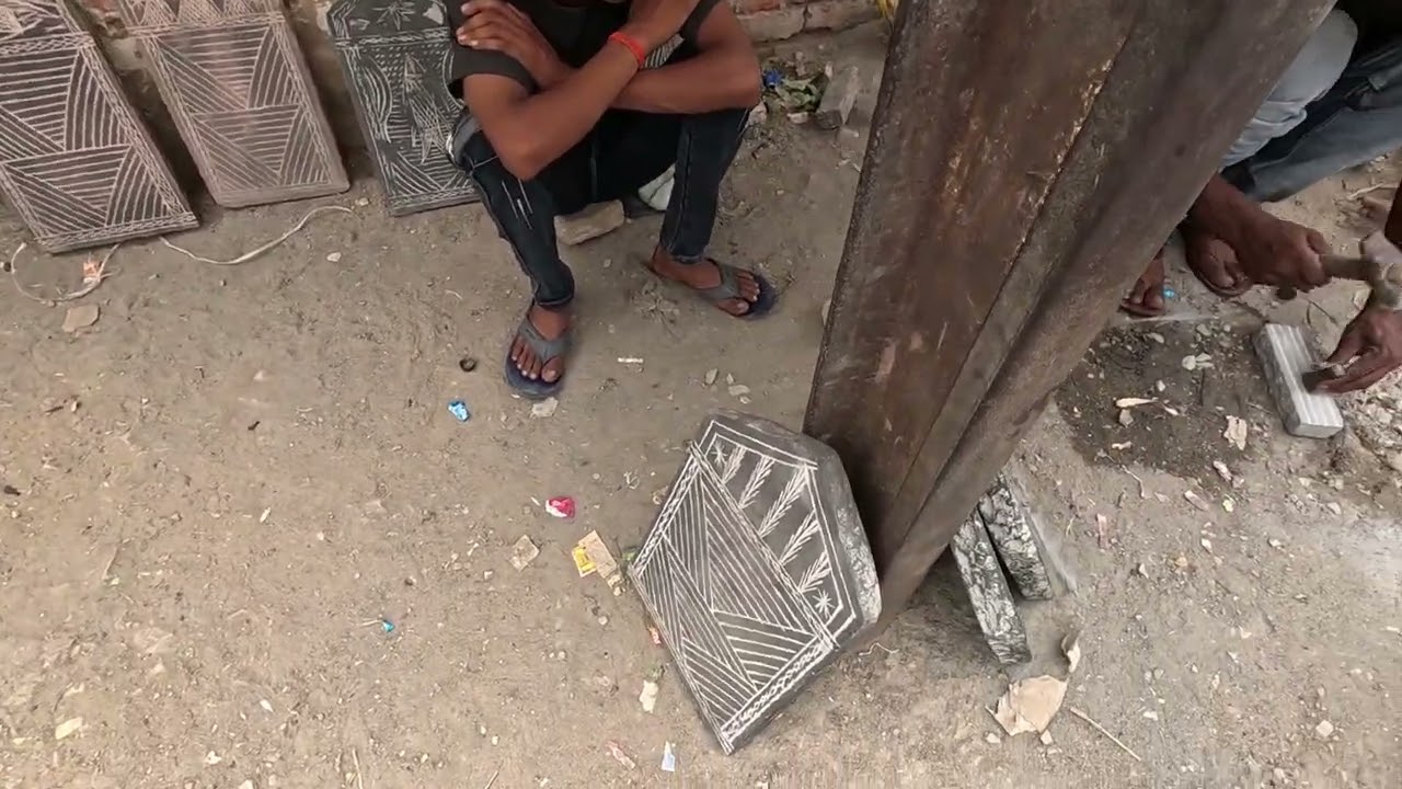 Siloti and Lora Making in Bihar: Preserving a Traditional Craft (stone grinding slab and roller) 