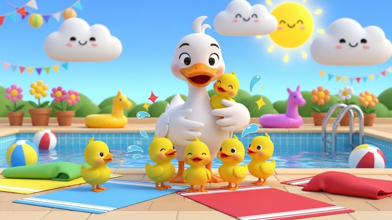 Cinco Patitos 🦆 | Canciones infantiles clásicas | Baby Song Español para Niños 🎵