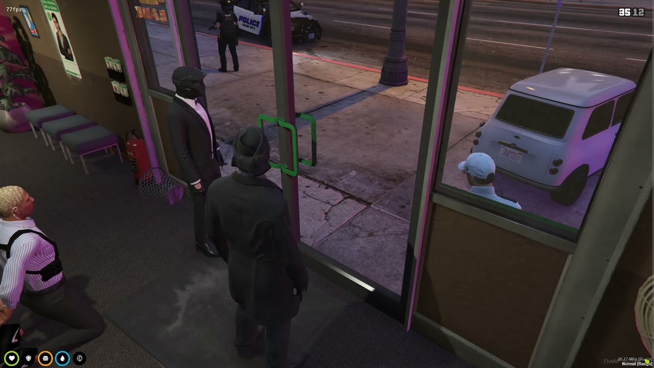 Flawless Bait and Switch Bank Robbery -The Weeny Gang and Askem - Lucid City rp