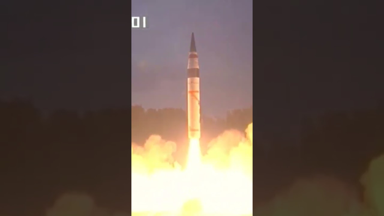 Agni missile test #india #indianarmy #airforce #navy