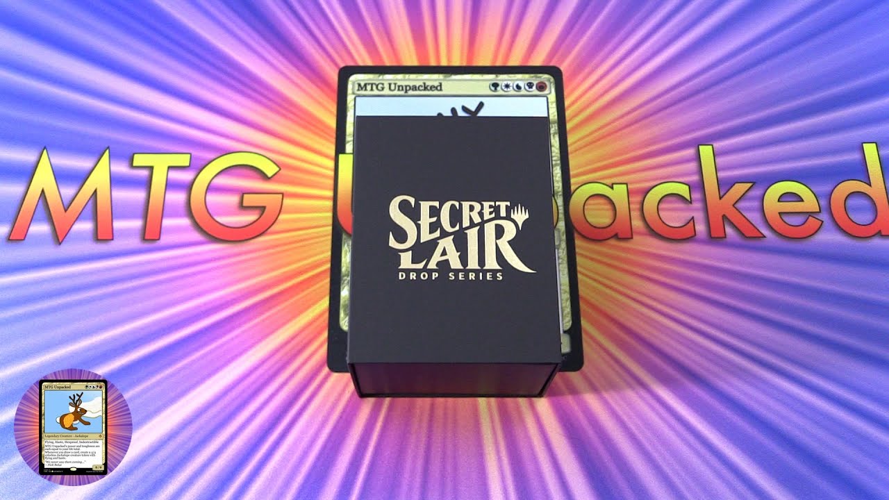 Серия MTG Secret Lair Drop: Распаковка карты 