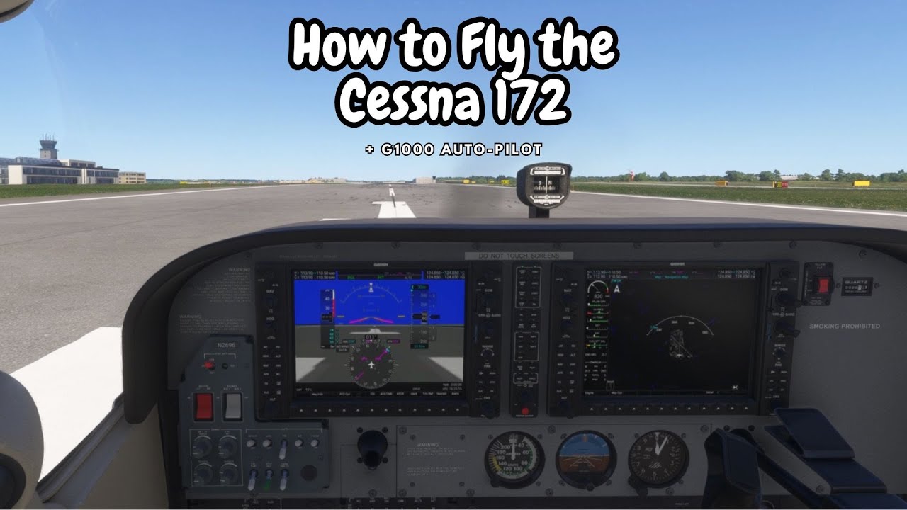 How to Fly The Cessna 172 + G1000 Tutorial ✈️ Beginners guide to Microsoft Flight Simulator 2024