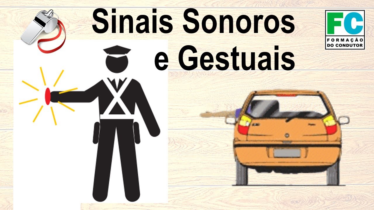 Sinalização Sonora e por Gestos