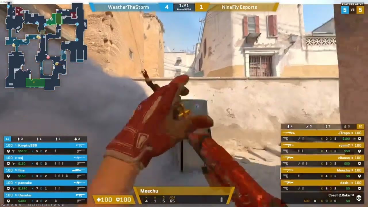 NineFly vs WeatherTheStorm | ESEA Main Playoffs