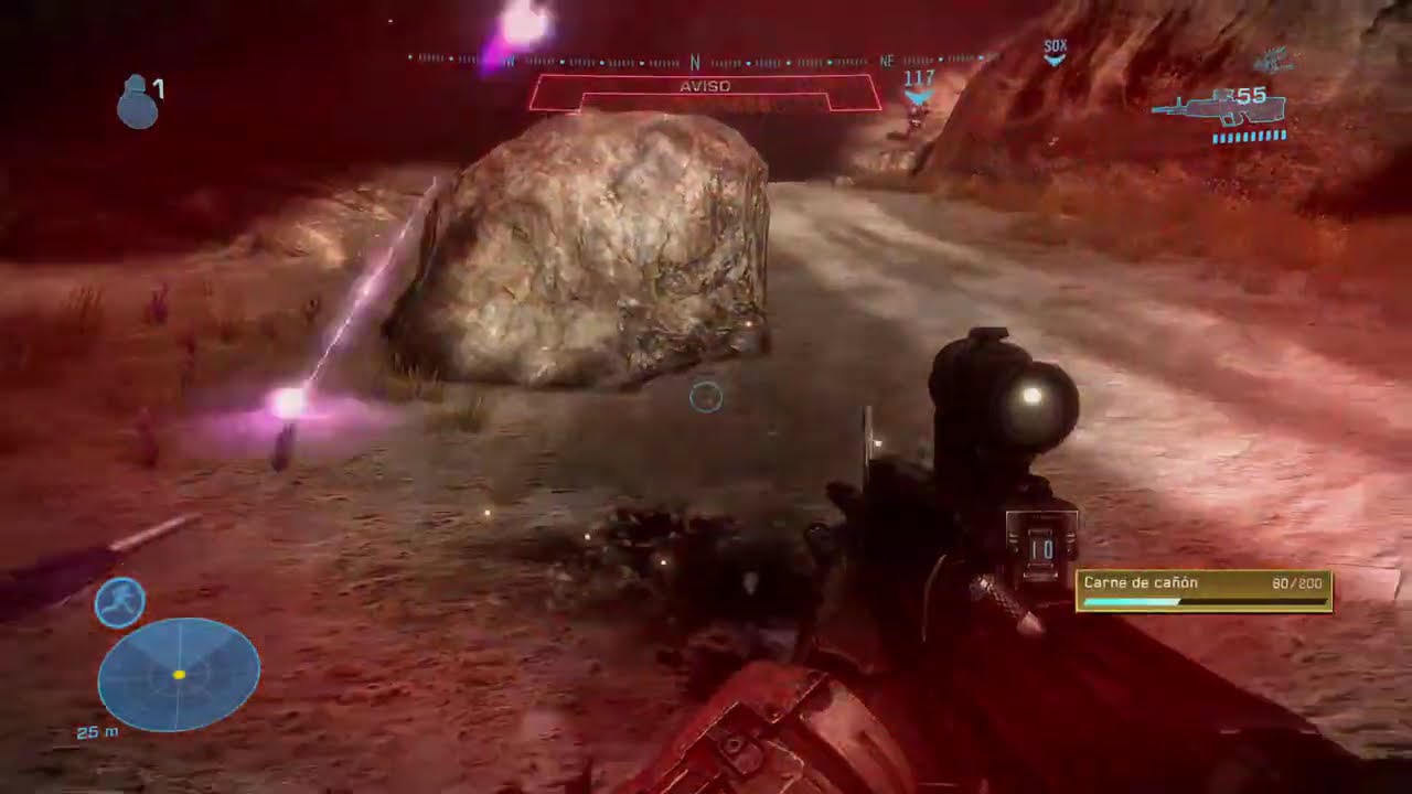 Jugando Halo Reach con Amigos