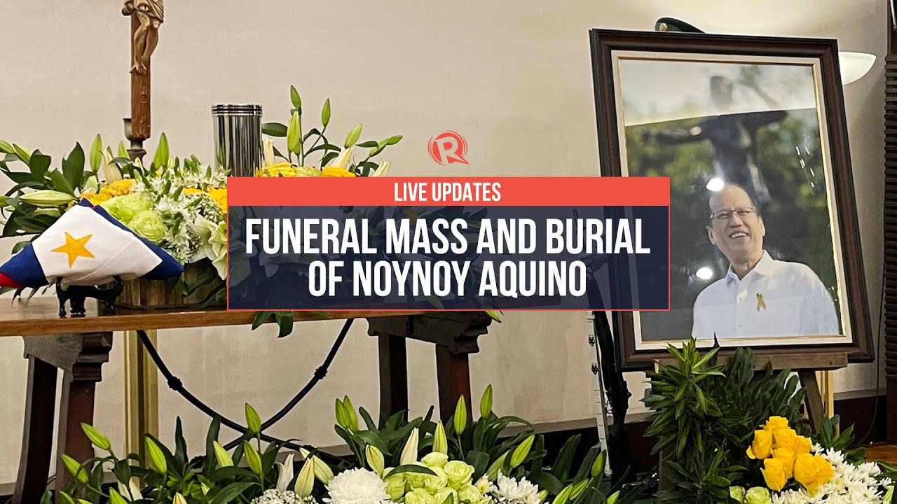 Funeral Mass of former Philippine president Noynoy Aquino