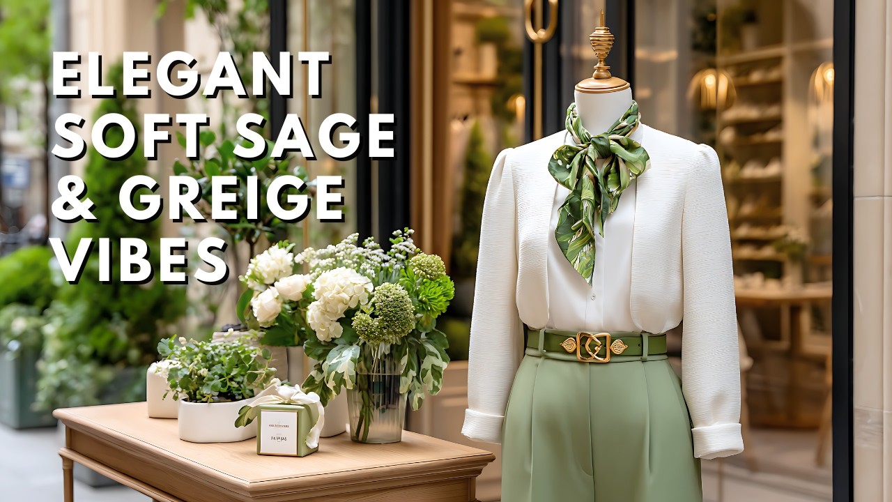 🌿 Ralph Lauren Inspired Spring Summer 2026 | Soft Sage & Greige for Elegant Women Over 50 Style