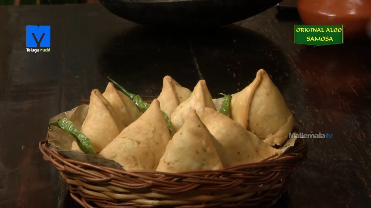 Original Aloo Samosa Making - How to Make Aloo Samosa - Homemade Samosa Making - #Teluguruchi