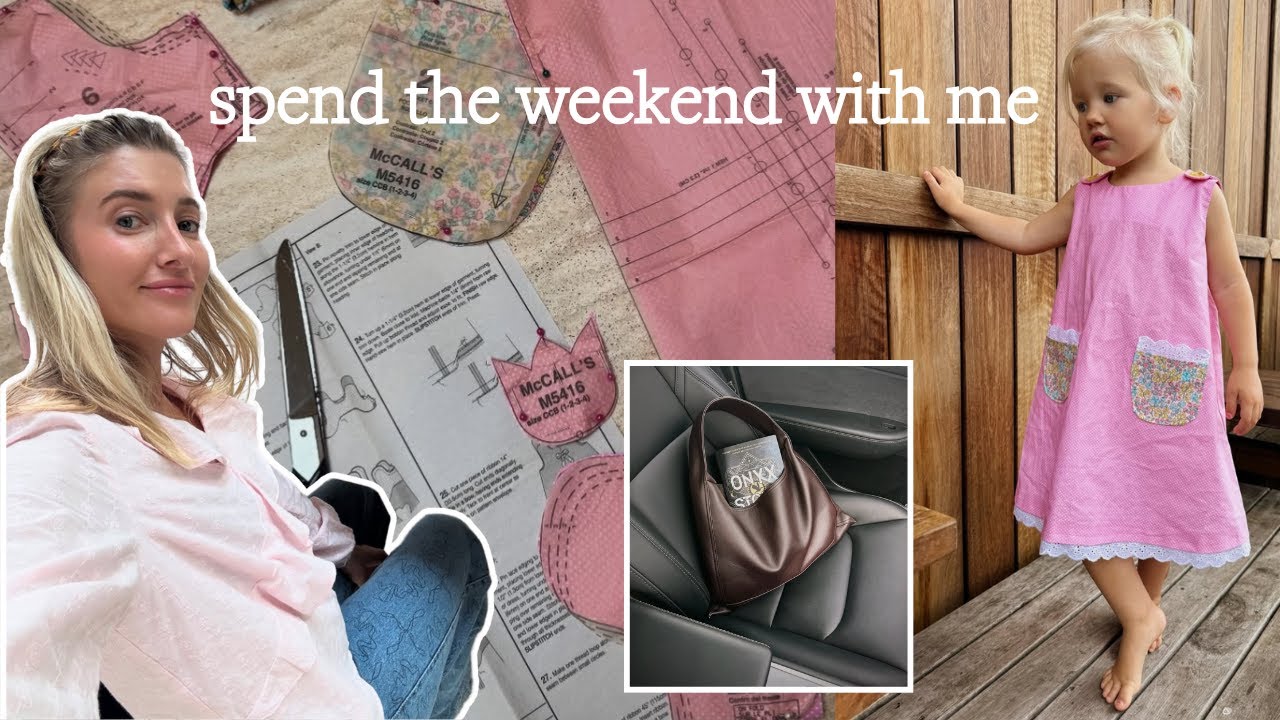 wholesome weekend vlog | DIY + finishing onyx storm!🪡📖🍸