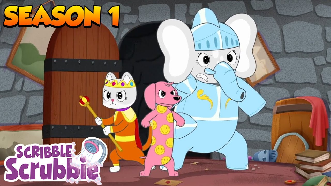 CRAYOLA 🎨 SEASON 1 - MOVIE MAGIC MASHUP | Scribble Scrubbies | Cartoons for Kids
