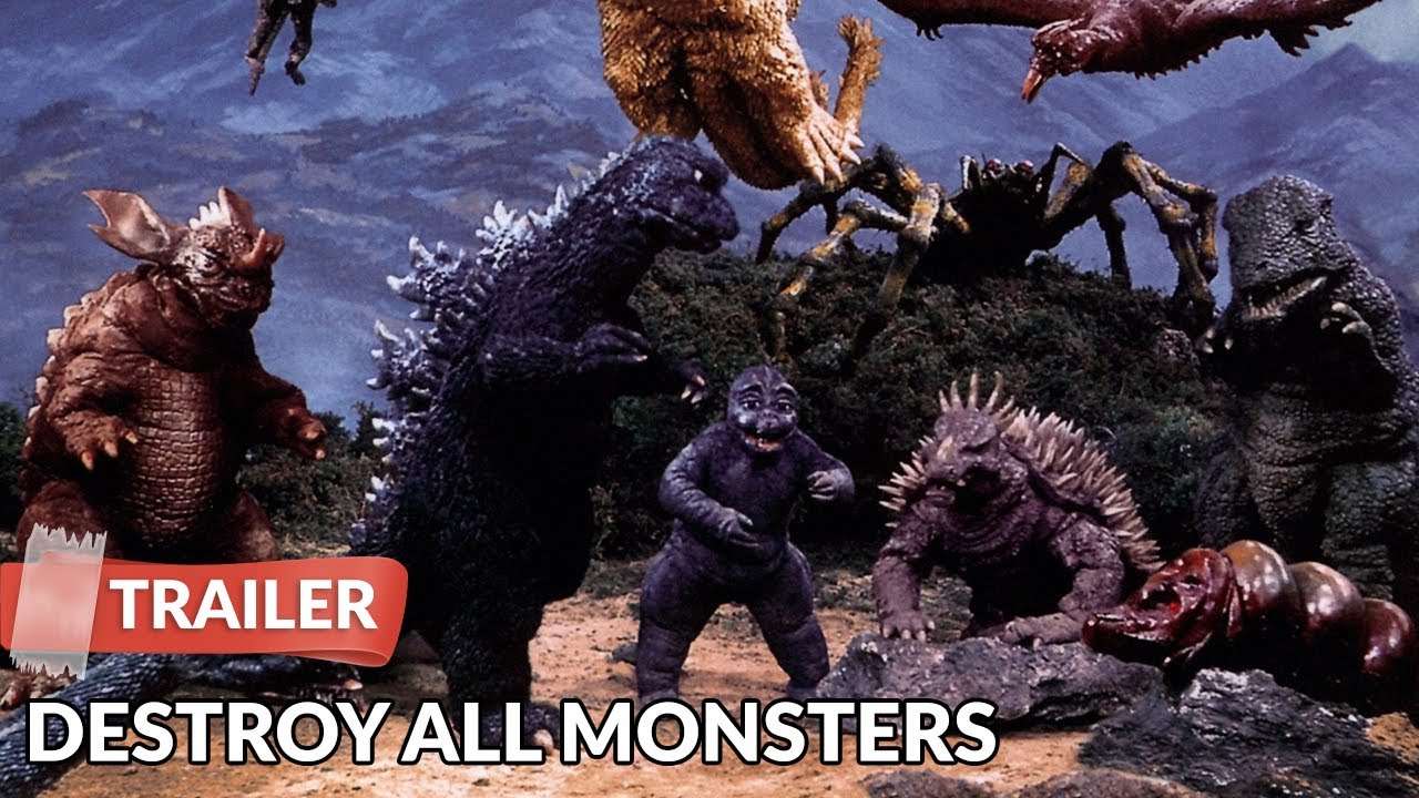 Destroy All Monsters (1968) Trailer HD | Ishir&ocirc; Honda | Akira Kubo
