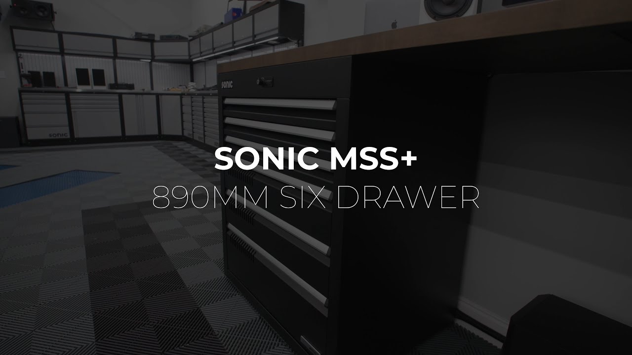 Sonic Tools MSS+ 890 Series 6 Drawer Cabinet
