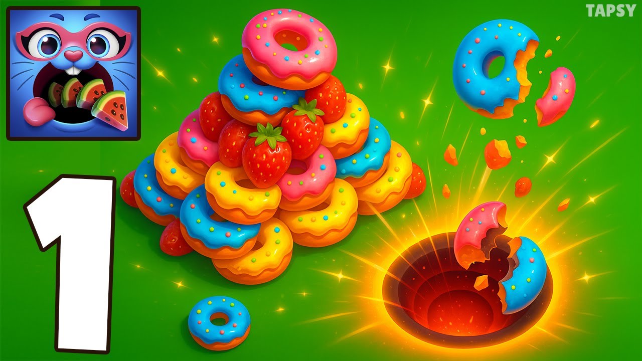 🕳️All in Hole Gameplay Walkthrough Part 1 &ndash; Ultimate Hole Run (Android,iOS)