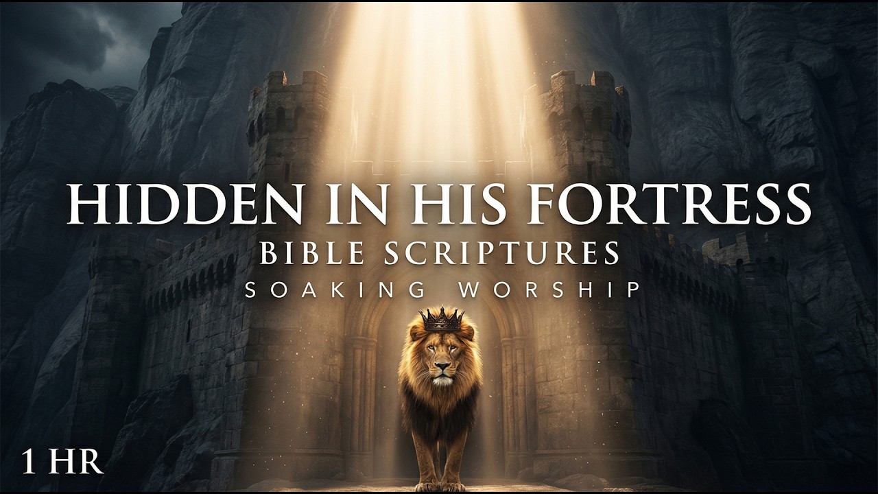 Sheltered In The Strong Tower | Biblical Declarations of Trust & Divine Covering | Soaking Worship