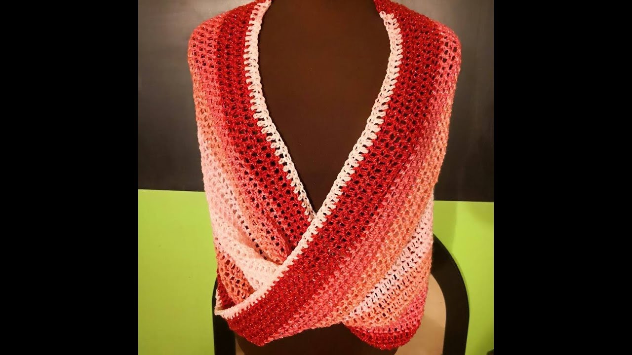 Chale Mobius ou étole au crochet LES CREAS DE NINI