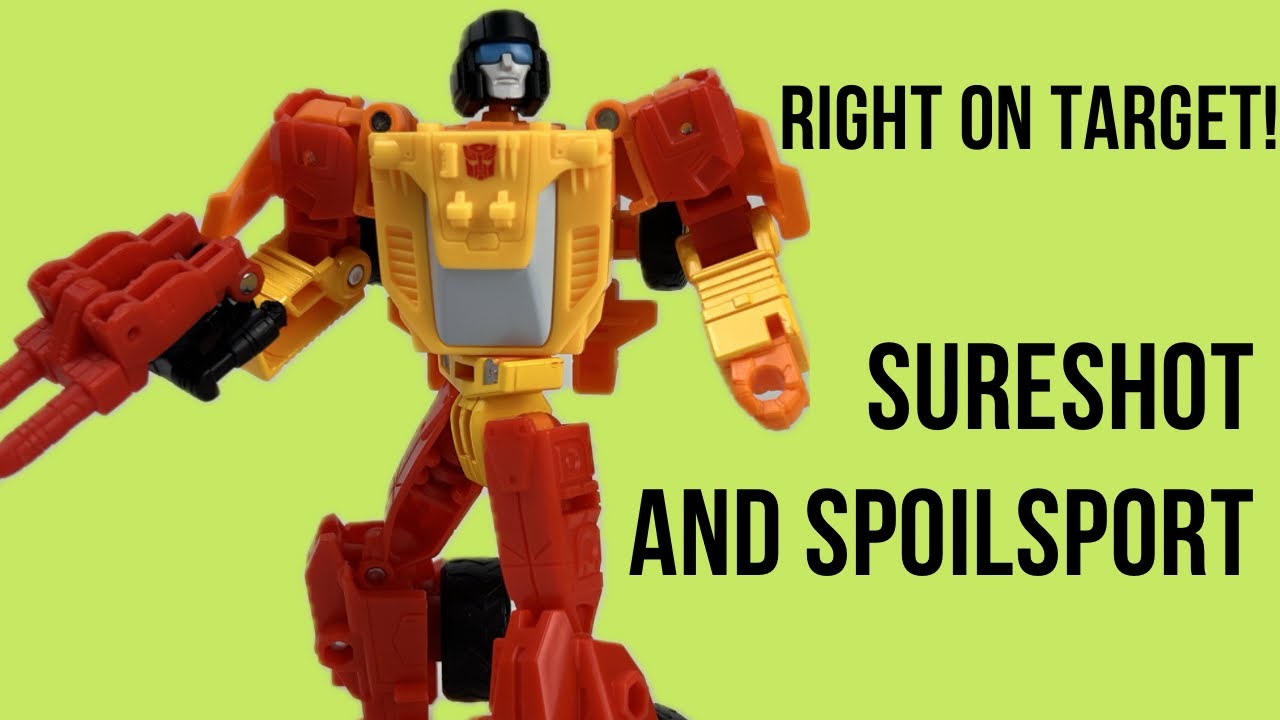 Transformers Age Of The Primes, Targetmaster Sureshot and Spoilsport! Intro, Unboxing and Review