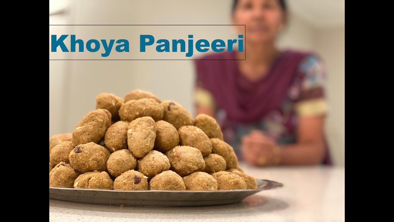 Mum's Traditional khoya Panjeeri Recipe