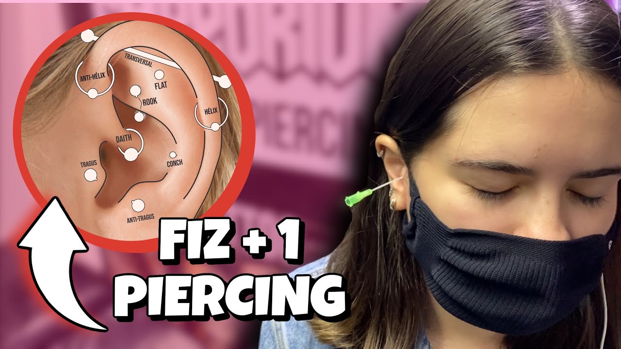 COLOQUEI MAIS UM PIERCING! FUREI O TRAGUS