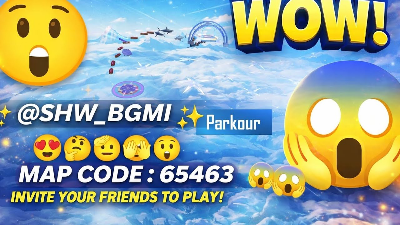 👉 MAGNET PARKOUR TEDA MEDA 🔥 CODE : 65463 💯 #bgmi  #gaming#parkour #video #shortsvideo 🔔💬👍